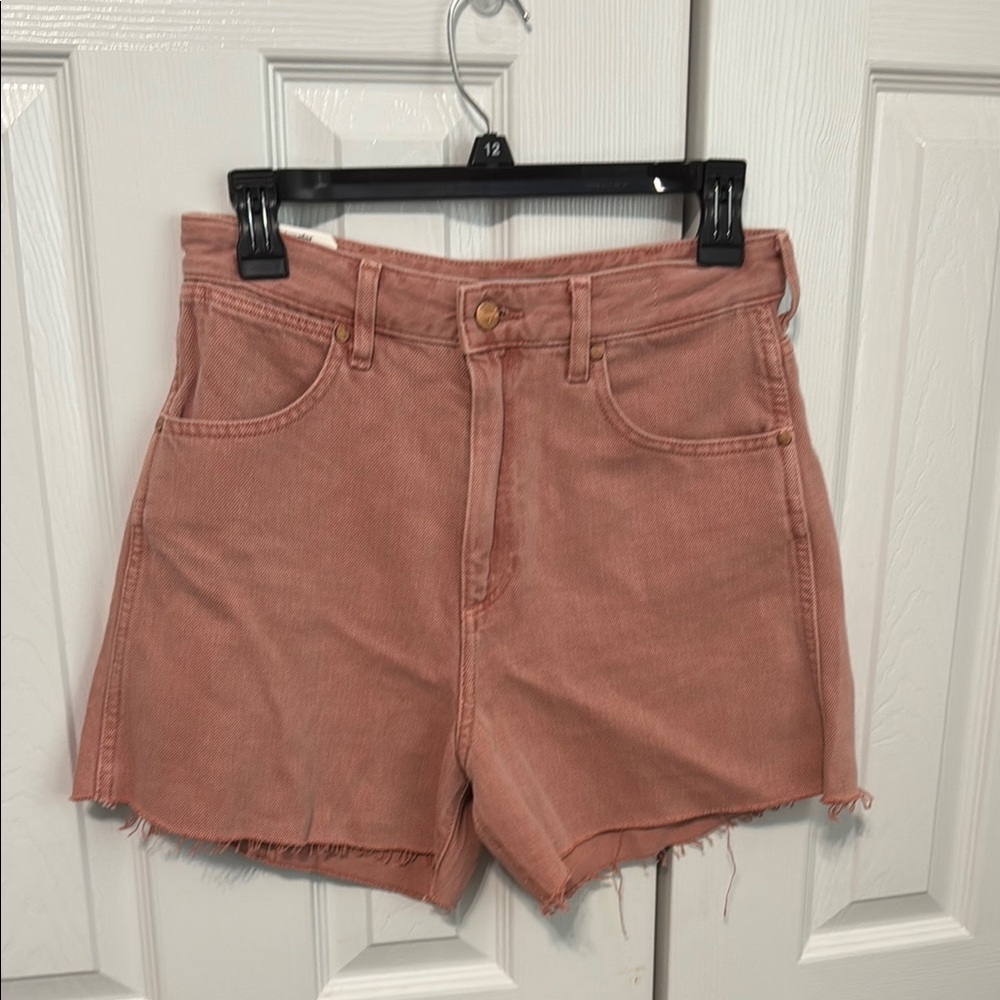 Wrangler Pink Jean Shorts High-Rise